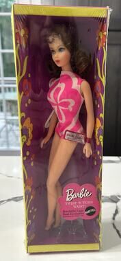 Barbie TNT Twist N Turn Brunette Marlo Flip Doll 1969 Vintage #1160 NIB NRFB IOB
